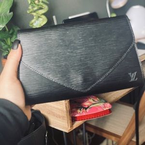 Vintage Authentic Louis Vuitton Art Deco clutch